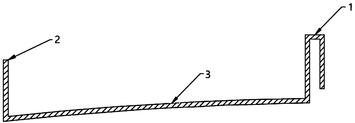 Hook face waterproof structure