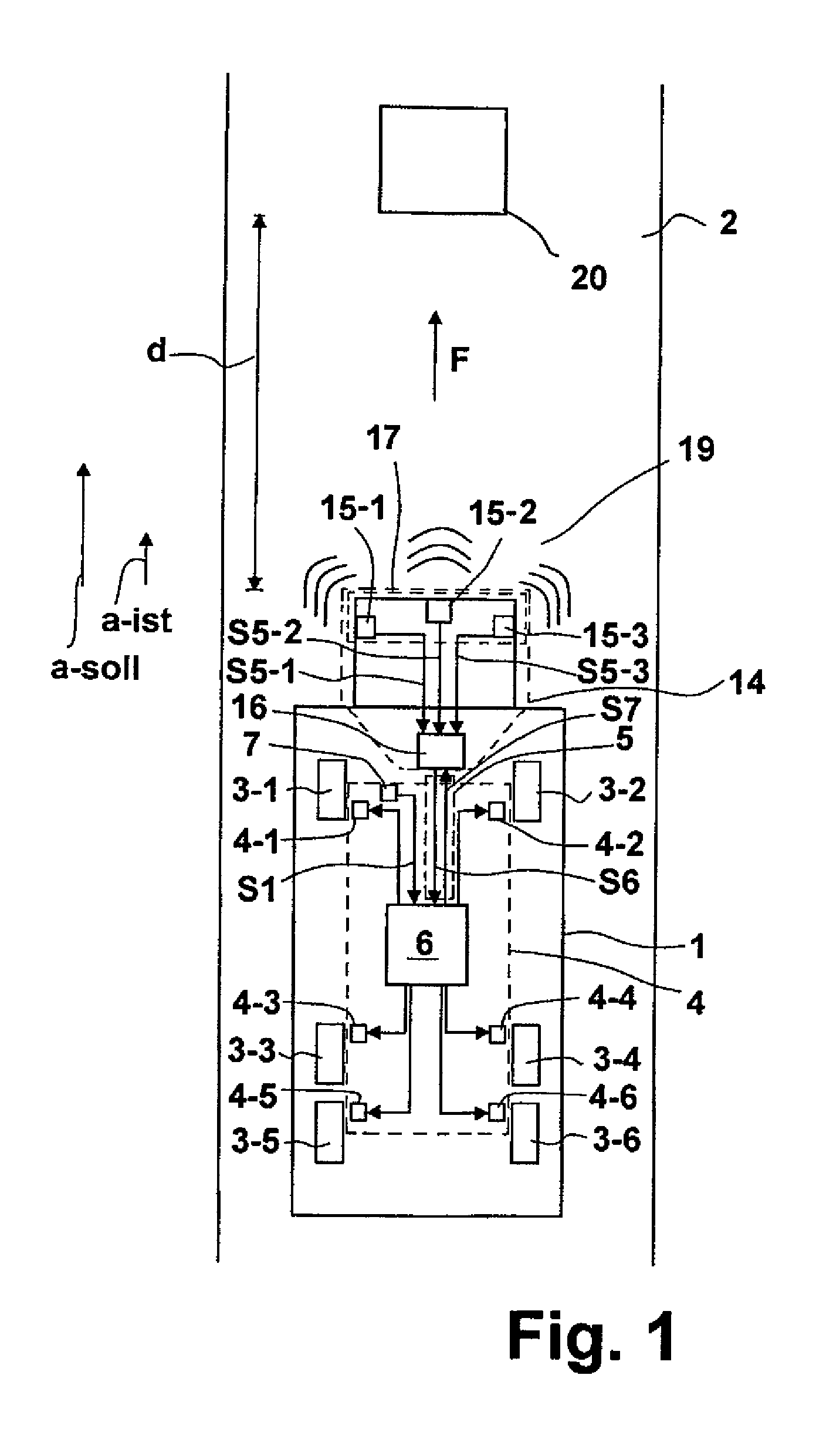 Driver assistance system and method for controlling a vehicle brake system