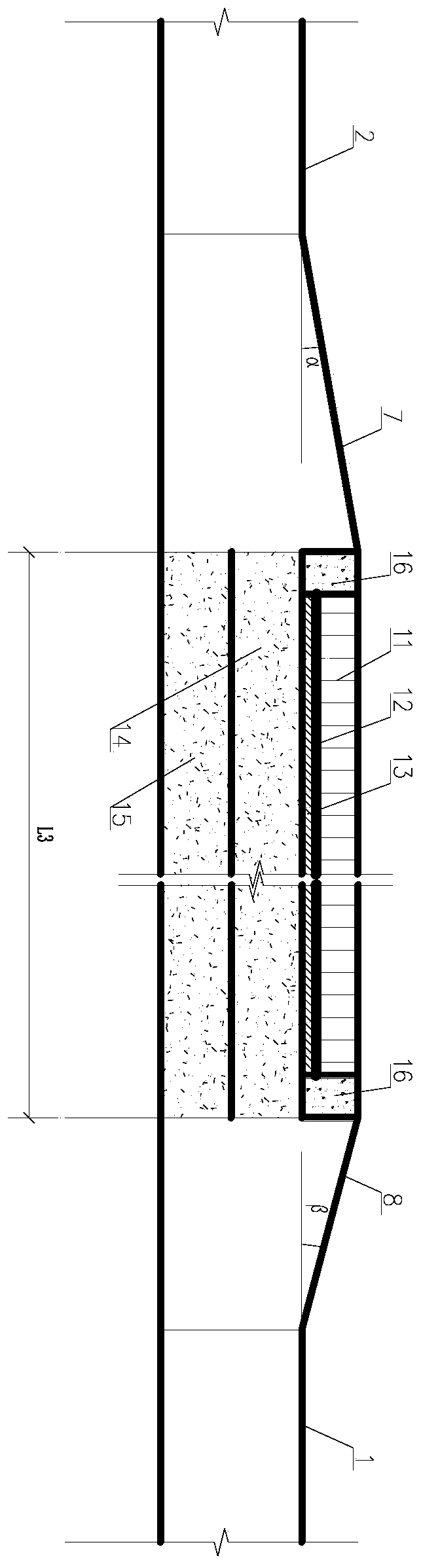 Urban road pedestrian passageway barrier-free structure