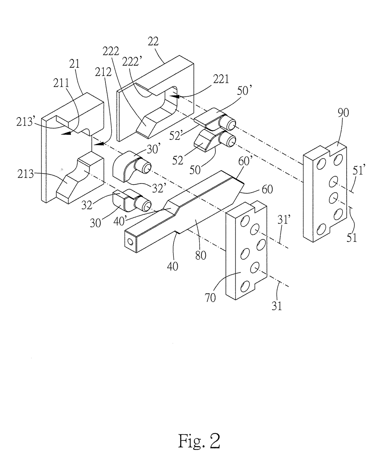 Mold Movement Control Mechanism And Mold Having The Same