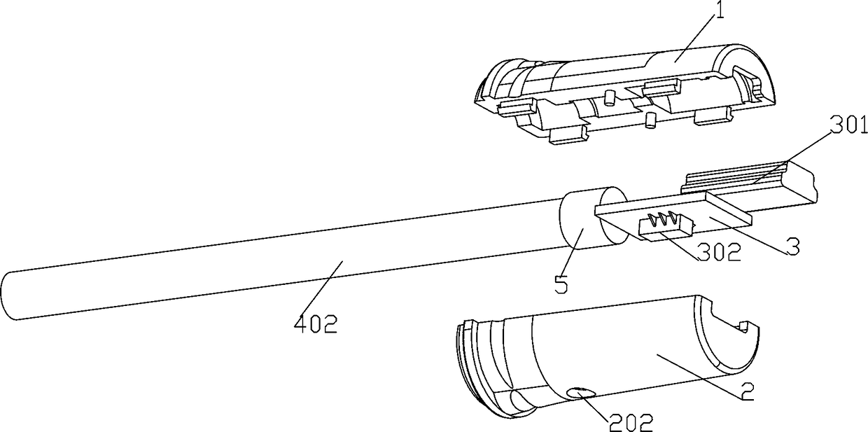 Novel laryngoscope tube core