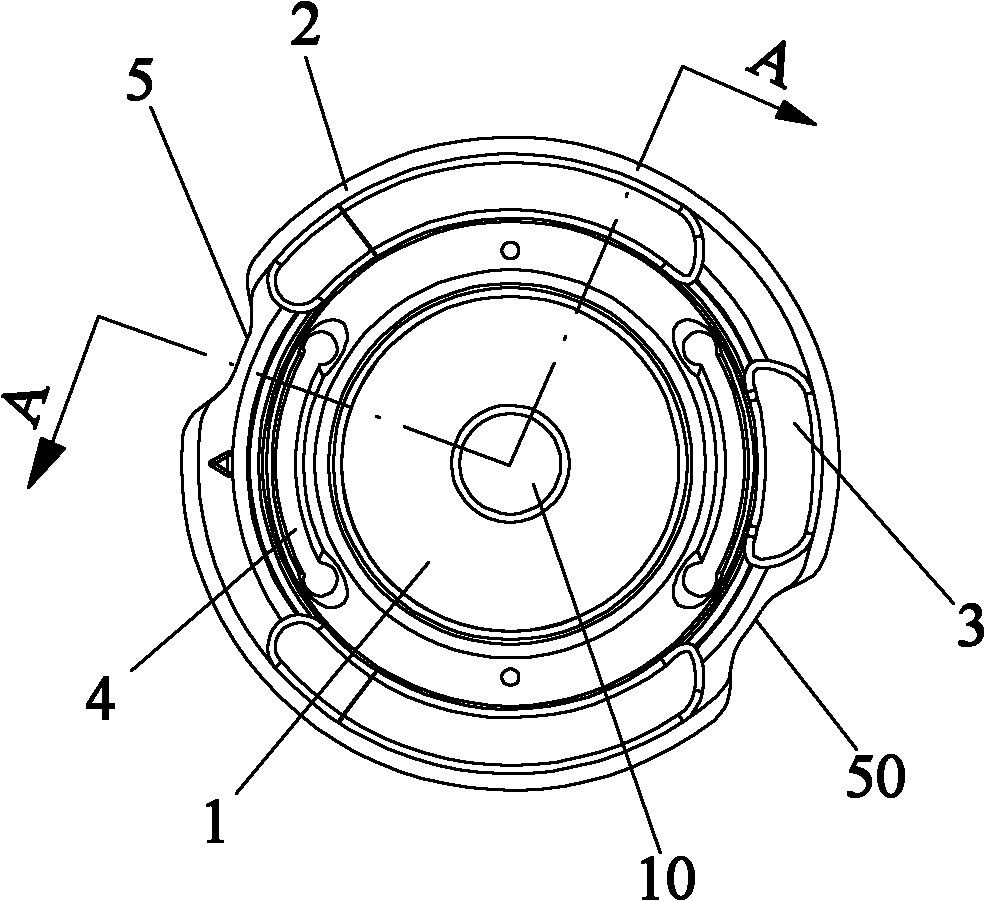 Extrusion type rubber bushing structure