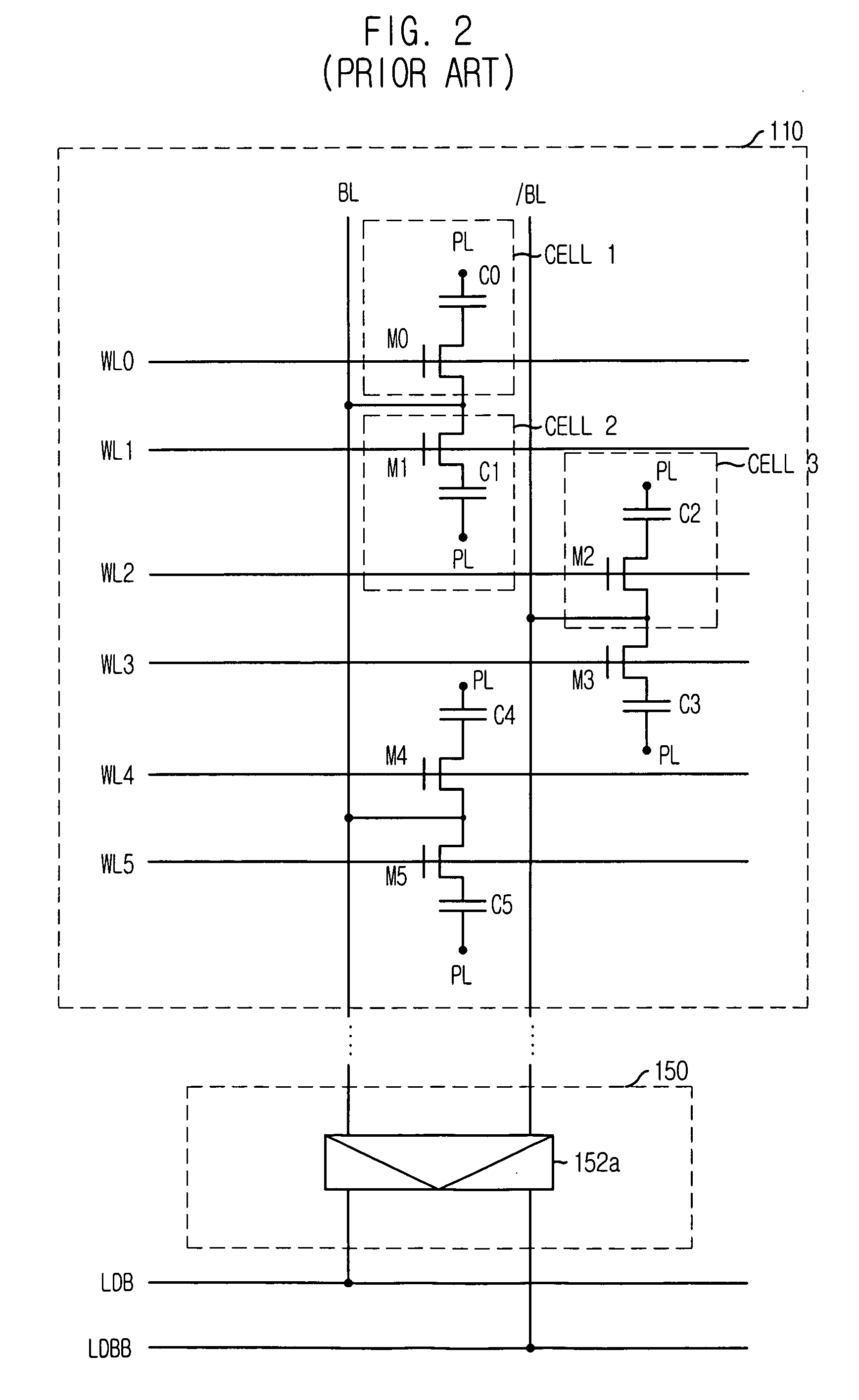 Semiconductor memory device for low power condition