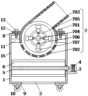 Hammer crusher for ore mining