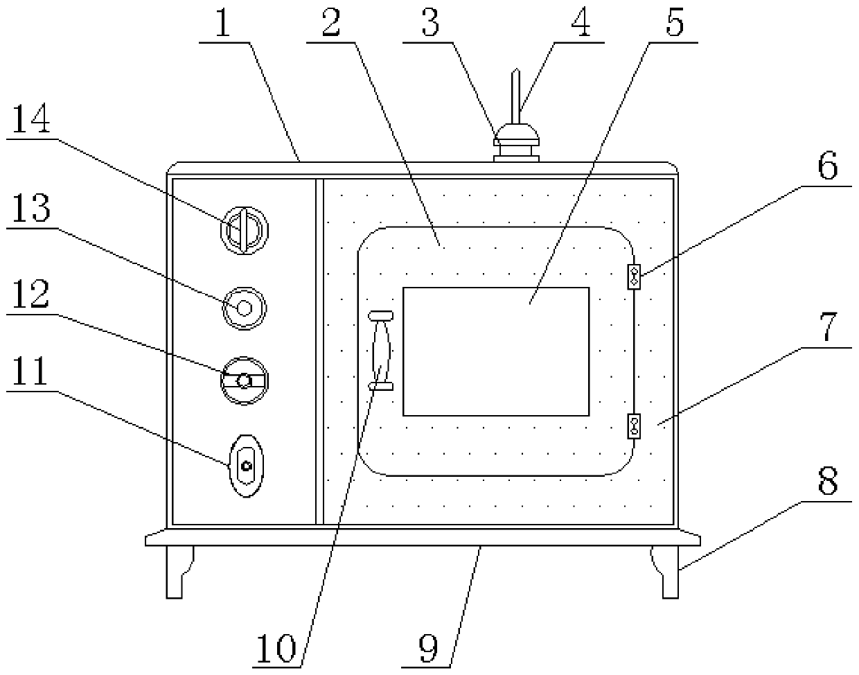 Drying device for weighing instrument detection and repair