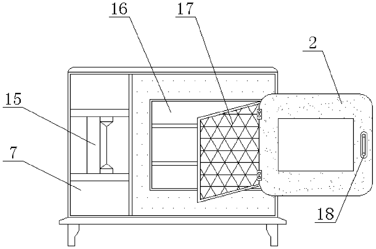 Drying device for weighing instrument detection and repair