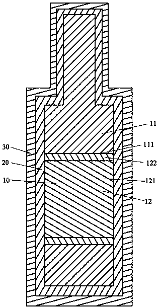 Ultra-light amorphous reinforced carbon fiber table tennis bat and preparation method thereof