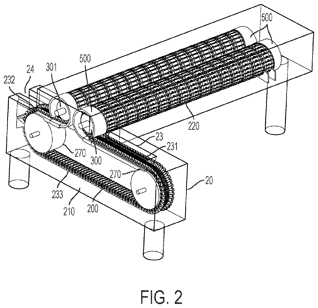 Centrifugal dewatering conveyor system