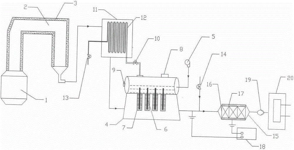 Heat storage type converter waste heat recovery method and device