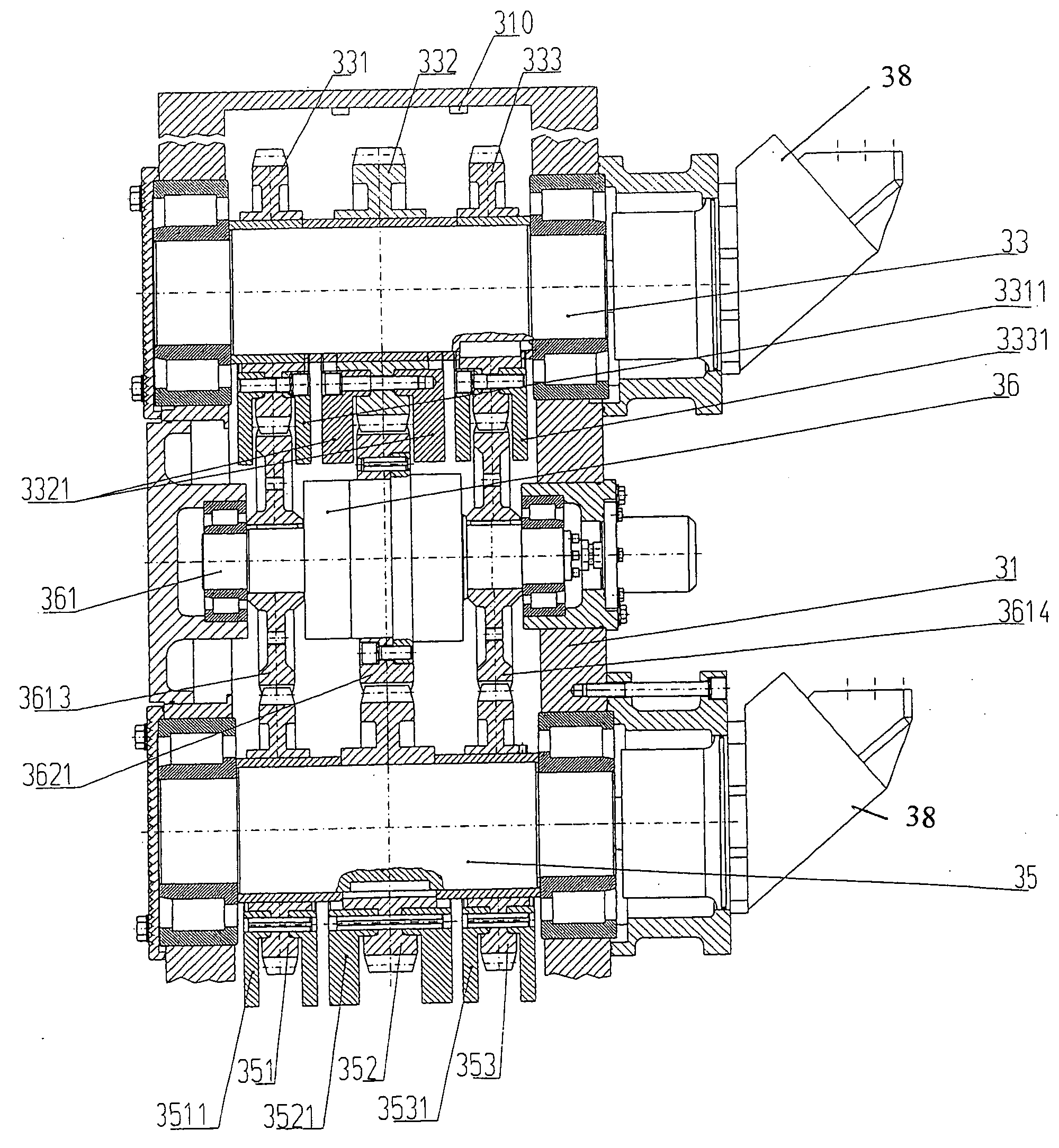 Vibration generator for a vibration pile driver