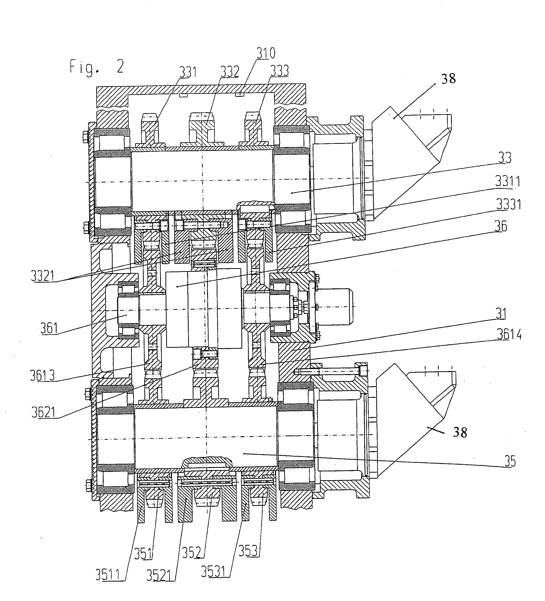 Vibration generator for a vibration pile driver