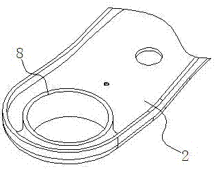 Welding clamping method for automotive suspension control arm