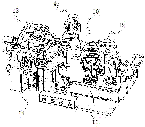 Welding clamping method for automotive suspension control arm