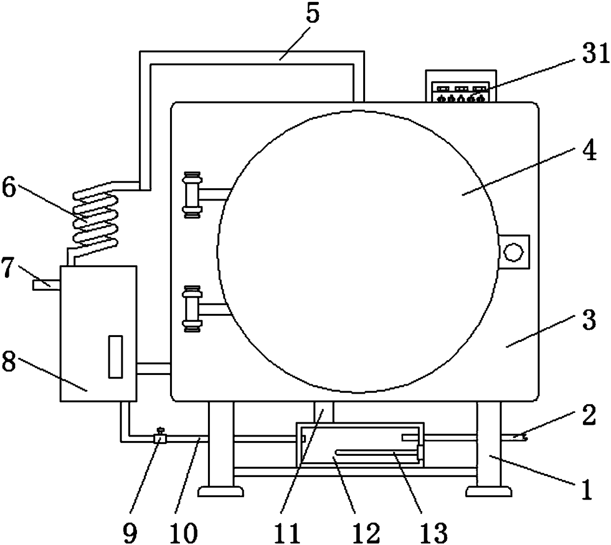 Sterilizer for medical instruments