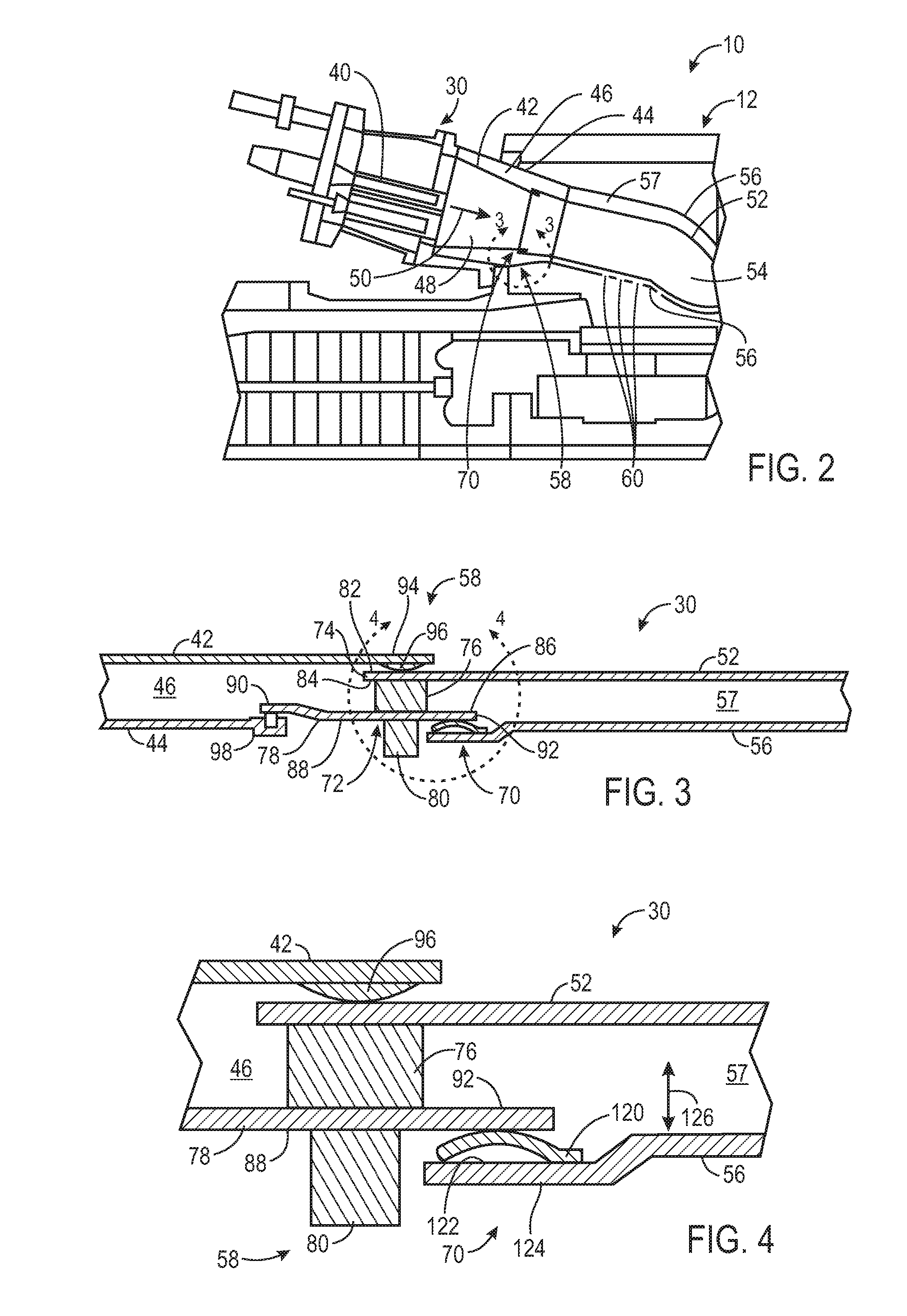 System for damping vibration in a gas turbine engine