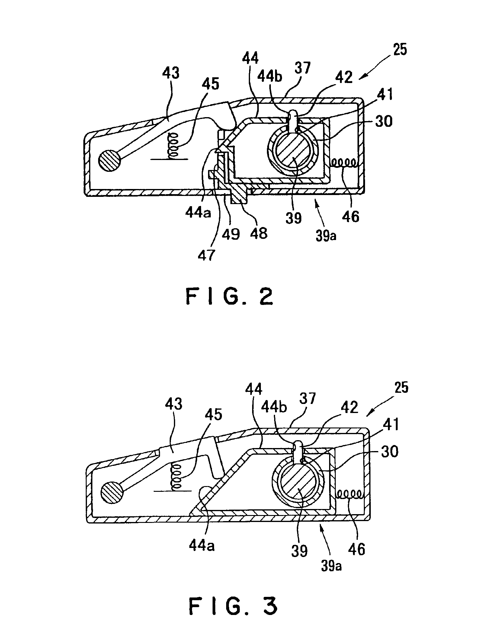 Stroller foldable in three