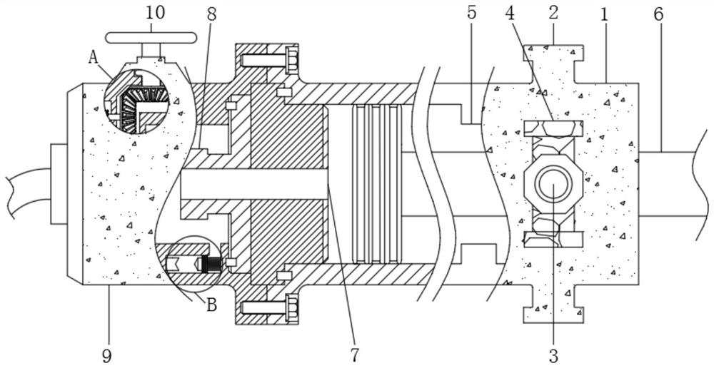 Hydraulic cylinder provided with device for automatically detecting and processing liquid leakage