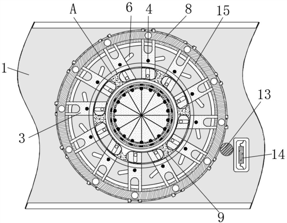 New energy automobile battery placement seat capable of being automatically adjusted according to use conditions