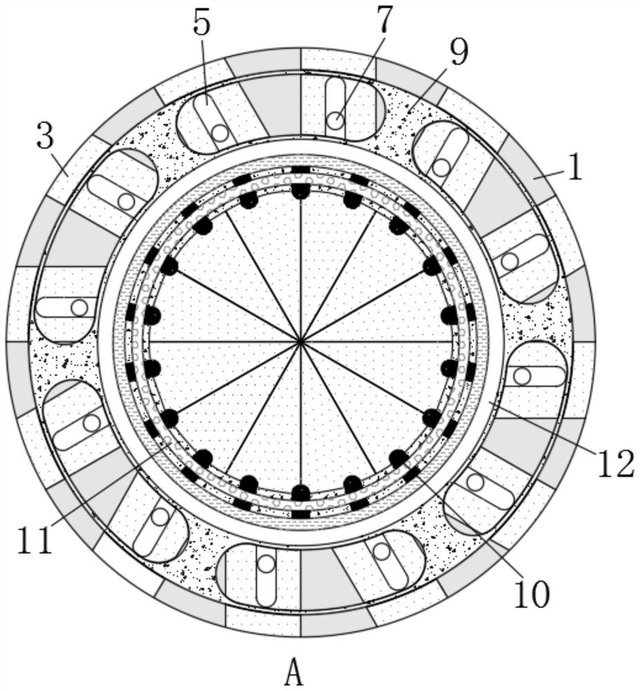 New energy automobile battery placement seat capable of being automatically adjusted according to use conditions