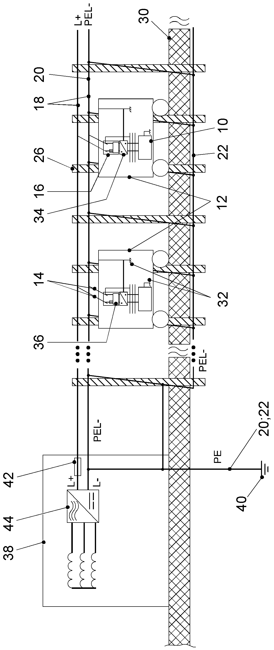 System for electric vehicle integrated with road