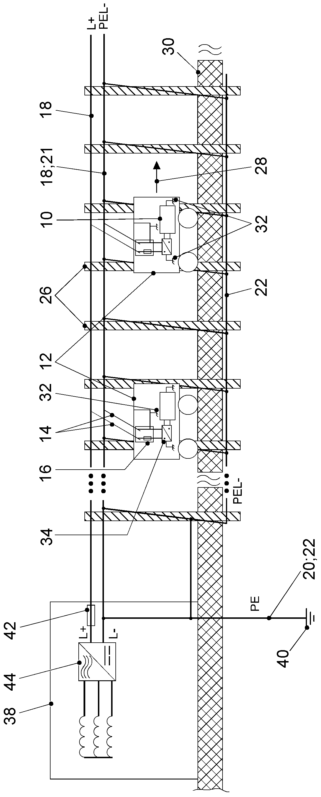 System for electric vehicle integrated with road