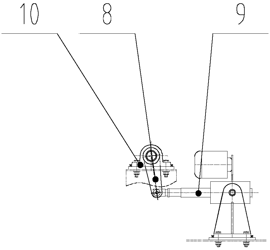 Adjustable material stirring device