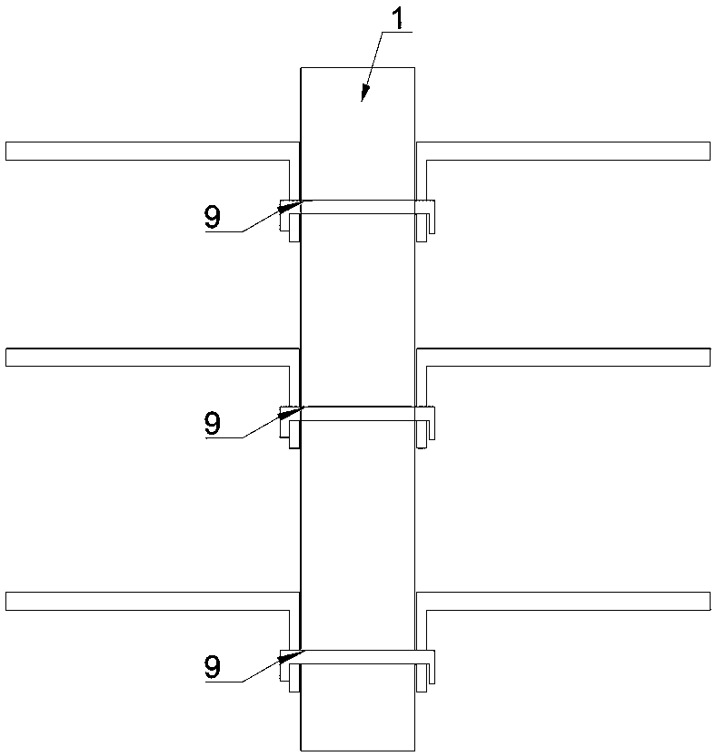 Novel drainage board structure based on quick-mounting lateral drainage body on traditional drainage board, and construction method for novel drainage board structure