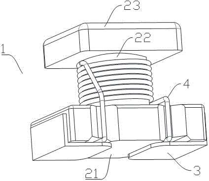 Patch type electromagnetic component