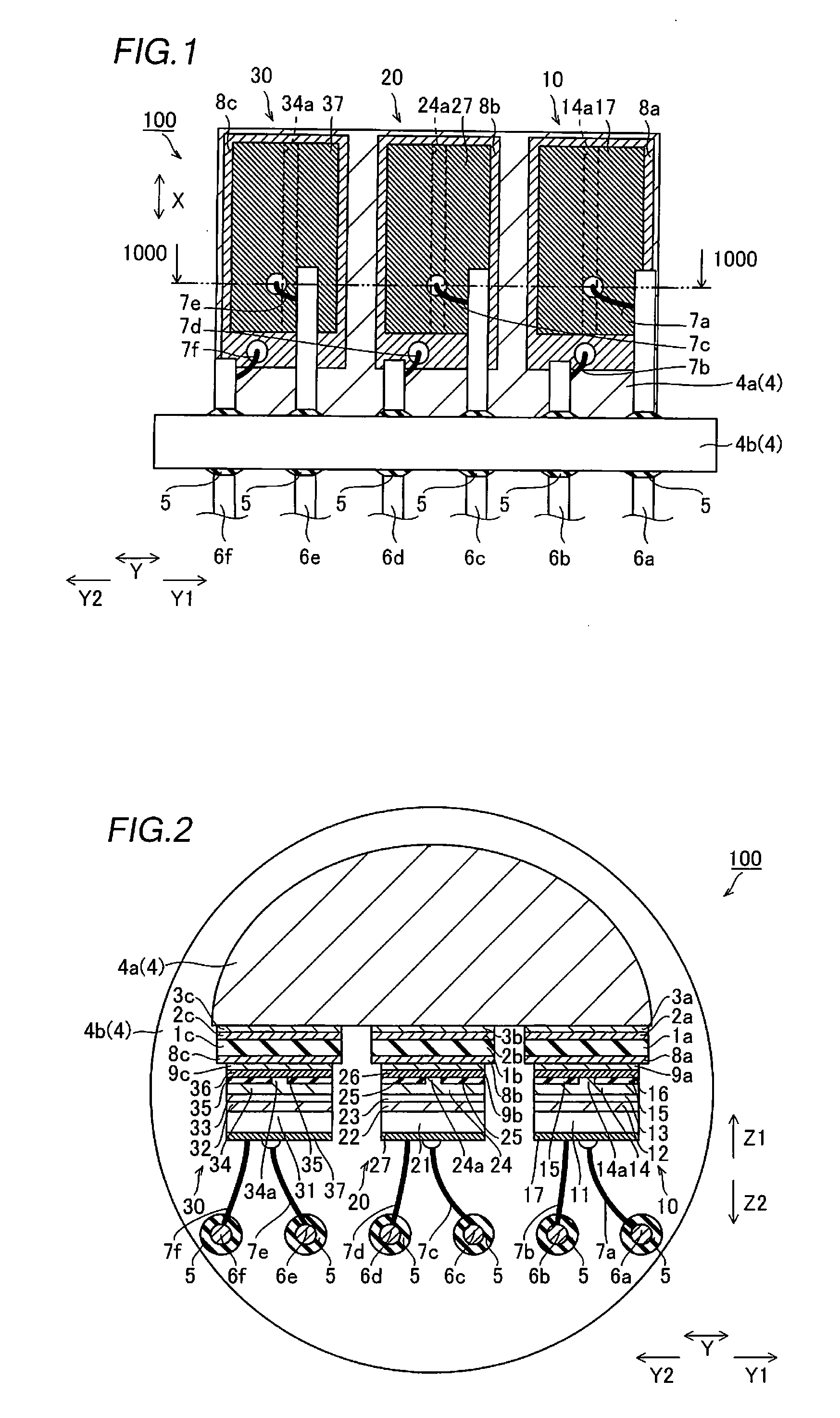 Laser diode device and display apparatus