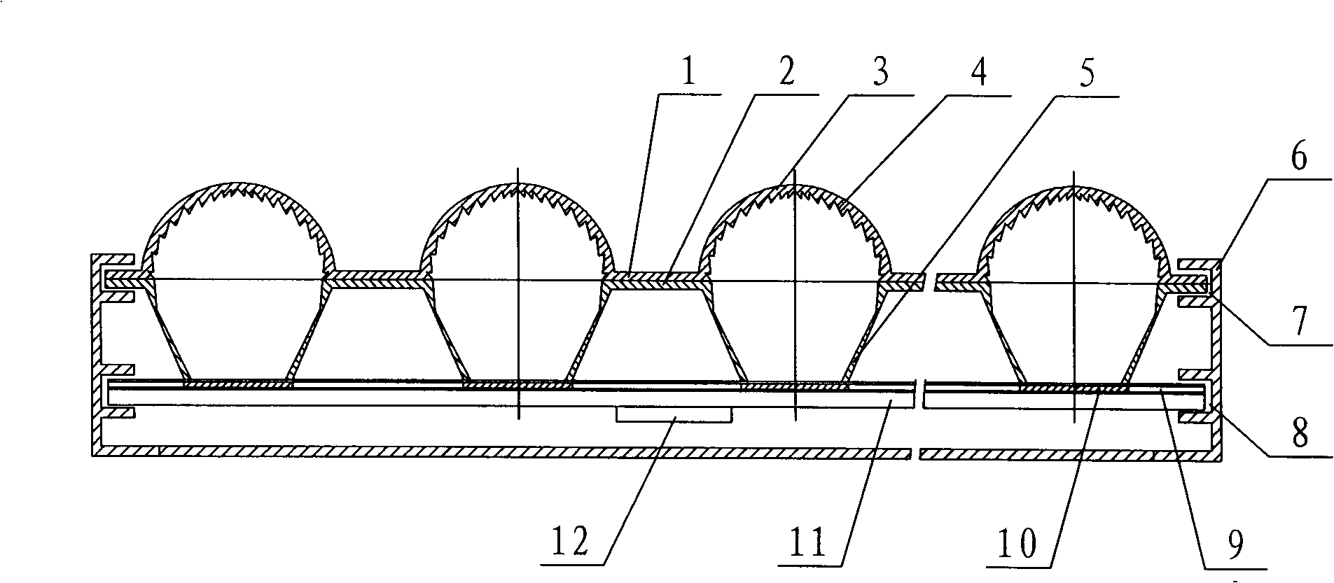 High-efficiency solar omnirange condensation battery component