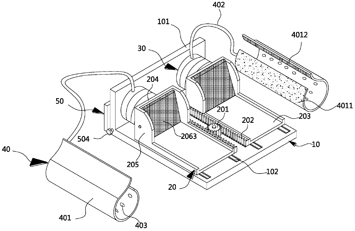 Maternity pregnant woman postpartum shank massage device