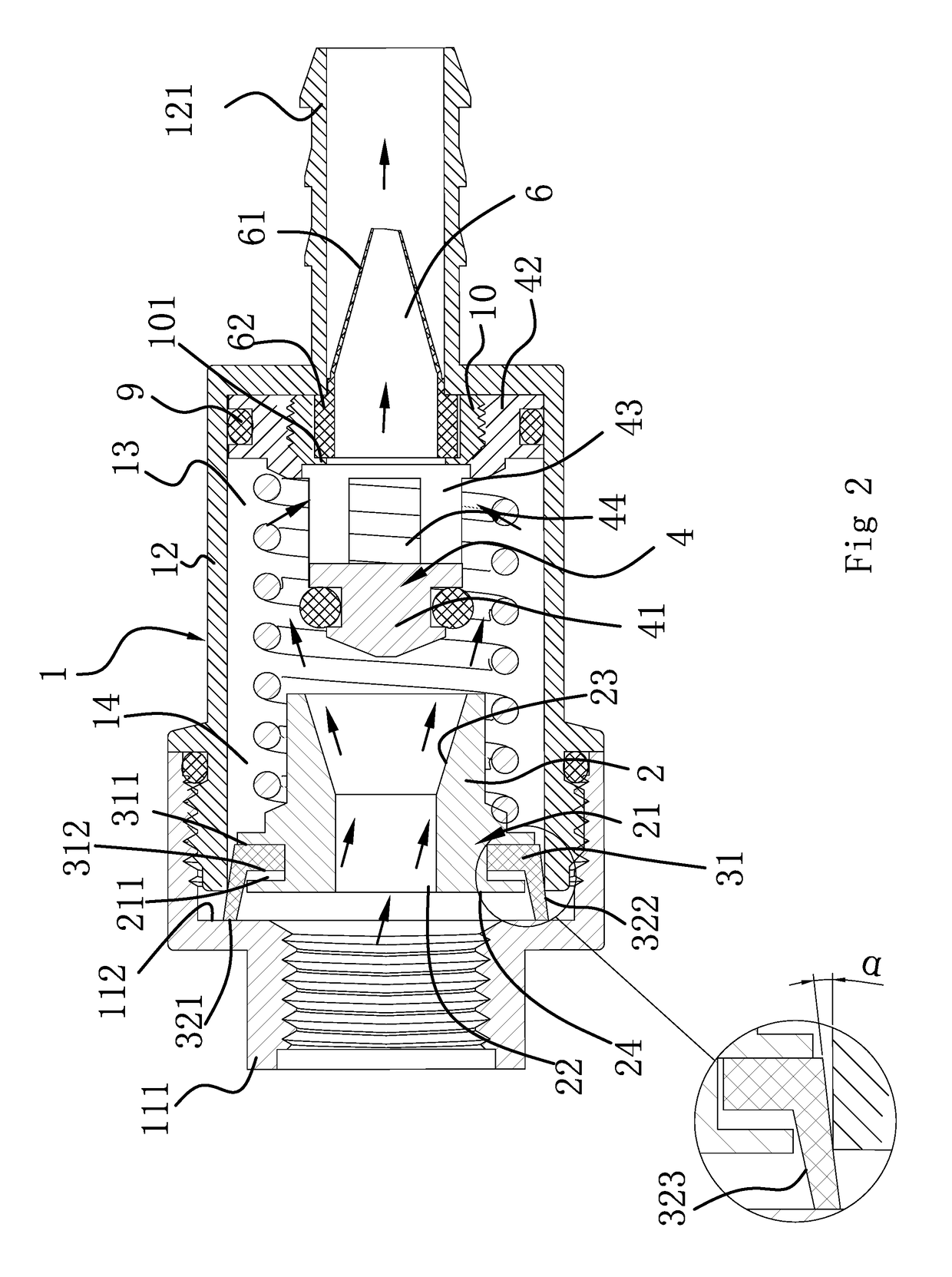 Flow Rate Safety Valve