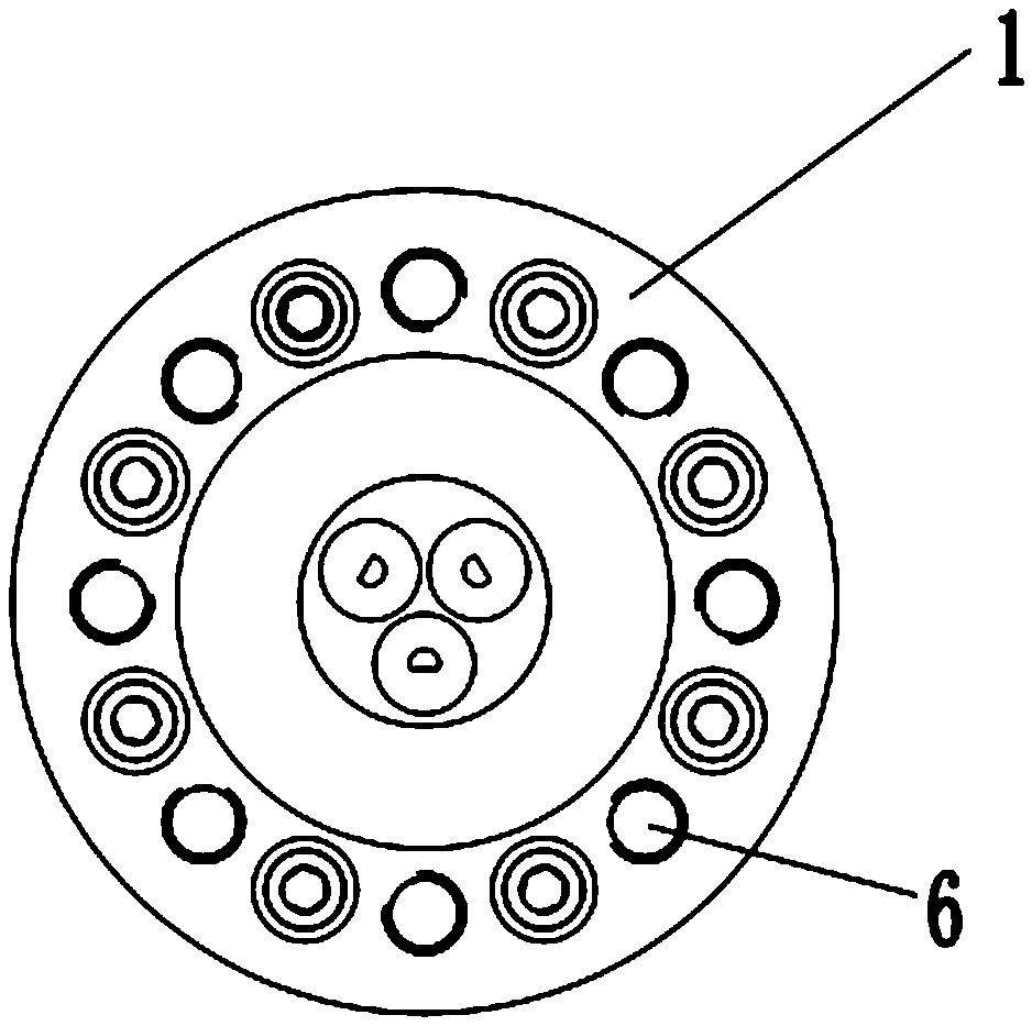 Low-temperature cable outgoing line connector