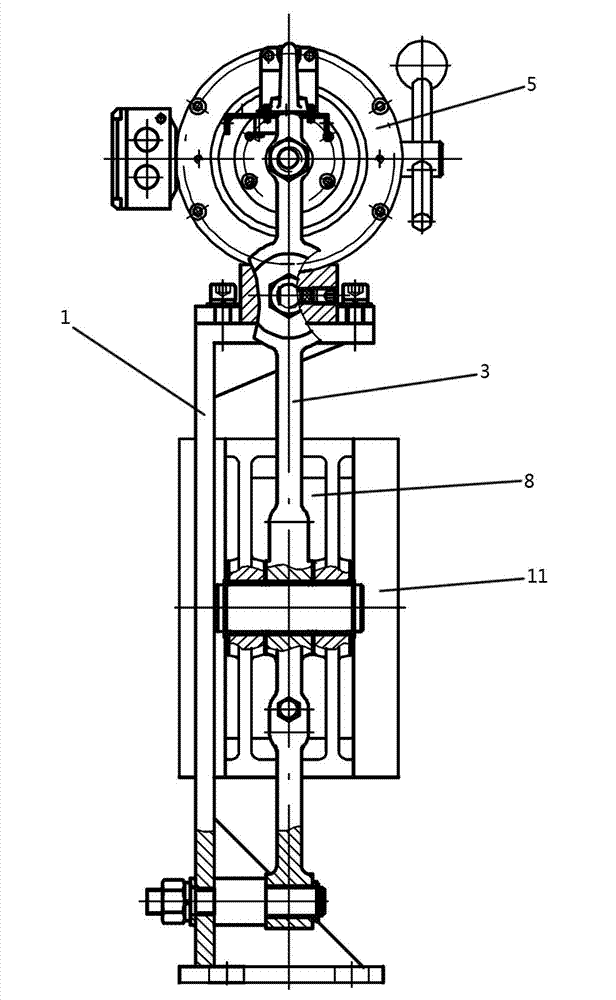 Binary synchronization electromagnetic block brake of gantry