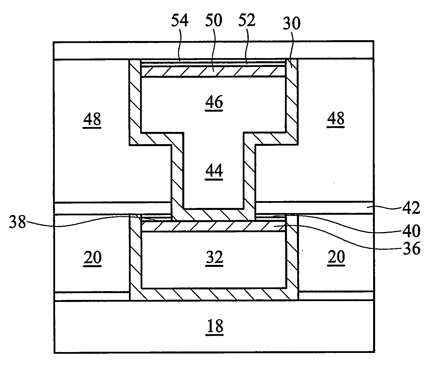 Transitional Interface between metal and dielectric in interconnect structures