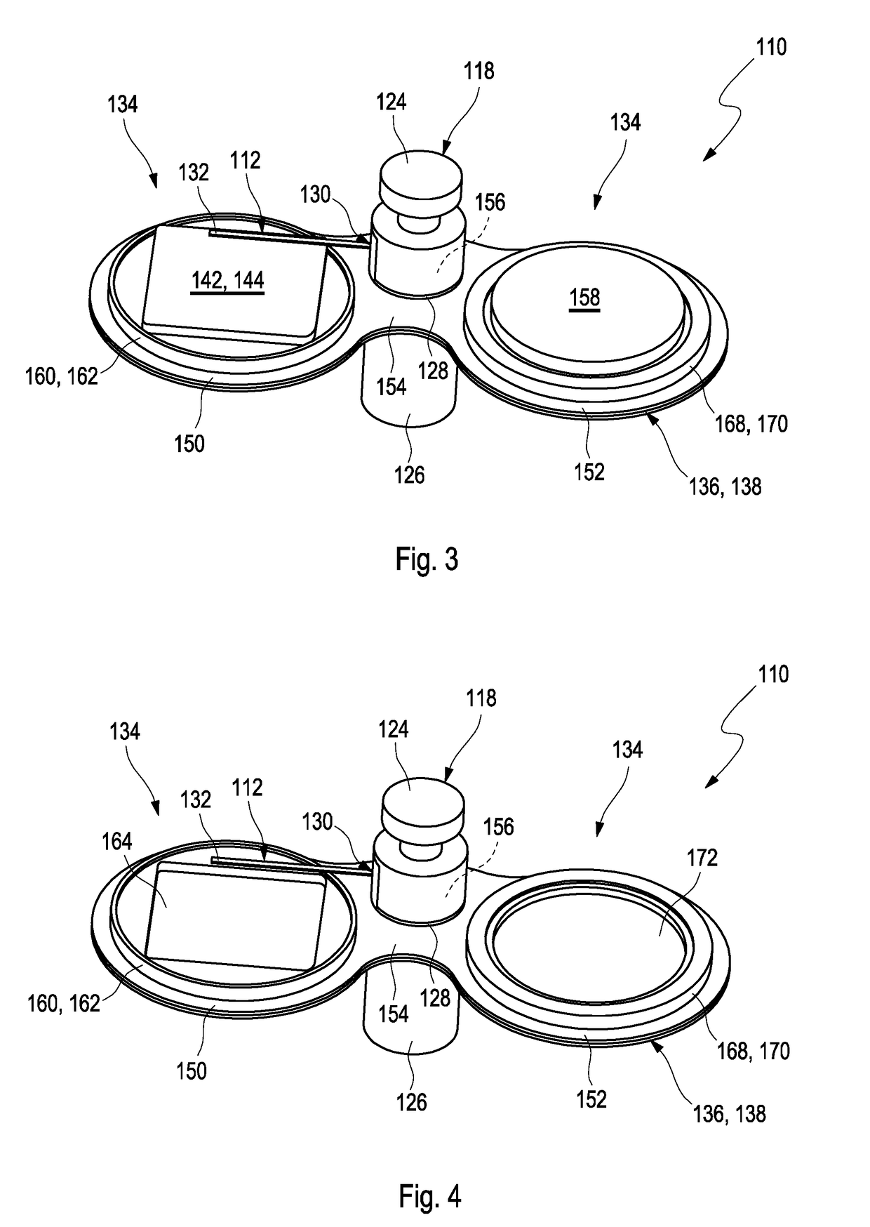 Medical device for detecting at least one analyte in a body fluid