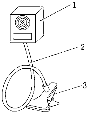 Induction alarm for preventing patient from falling off bed