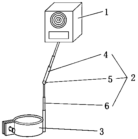 Induction alarm for preventing patient from falling off bed