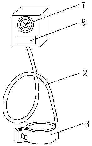 Induction alarm for preventing patient from falling off bed