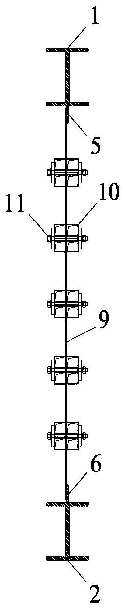 All-steel fabricated double-limb steel pipe constrained anti-buckling steel plate shear wall