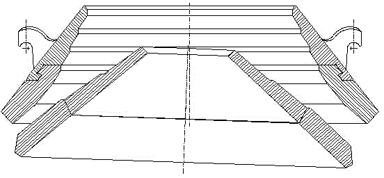 Double component rolling sand making cavity assembly for cone sand making machine and manufacturing method