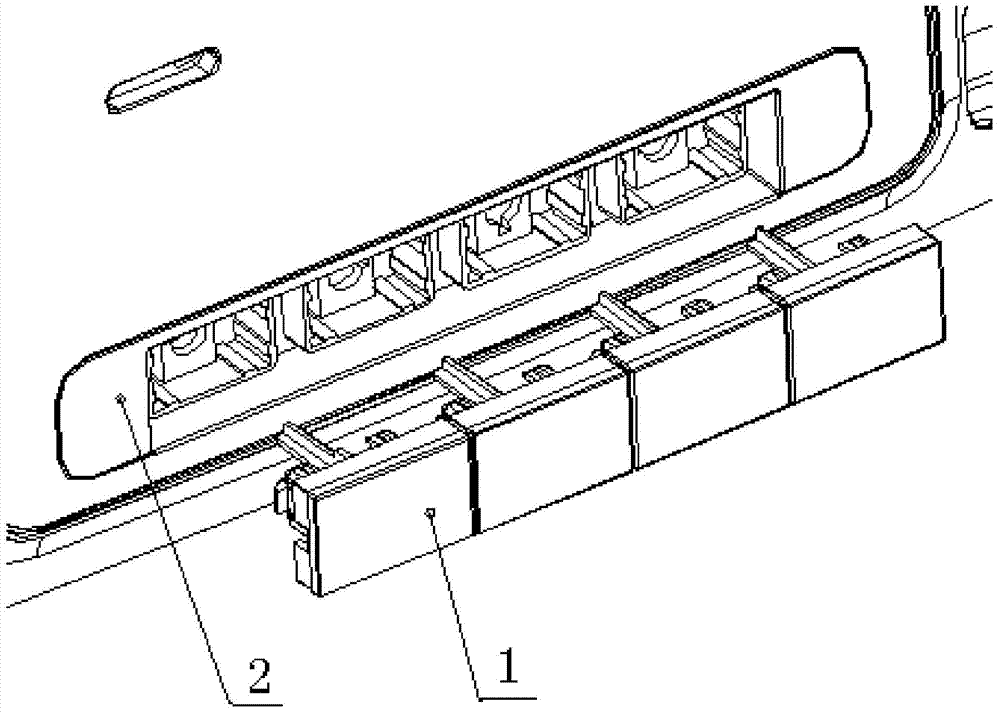 Panel with split press key and washing machine