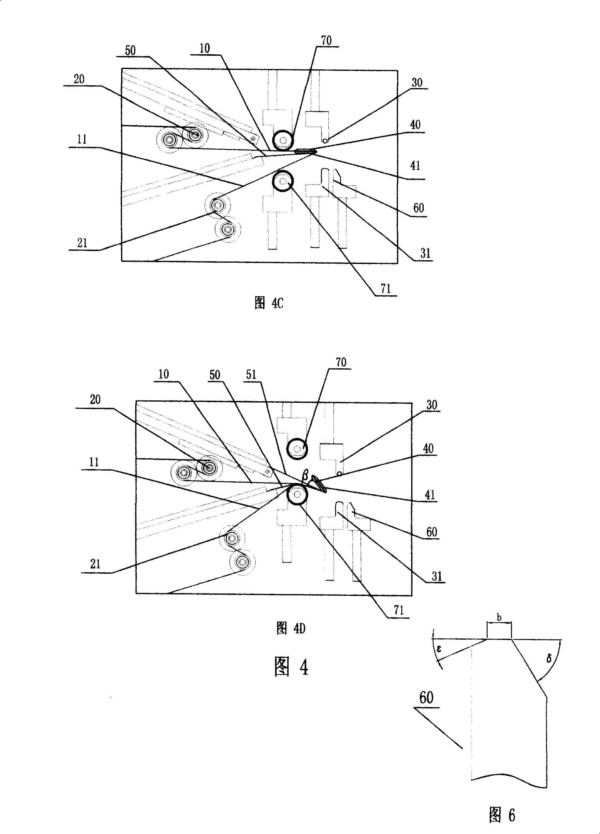 Winding method of lithium ion battery coiled core