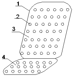 Physiotherapeutic vehicle seat-back cushion