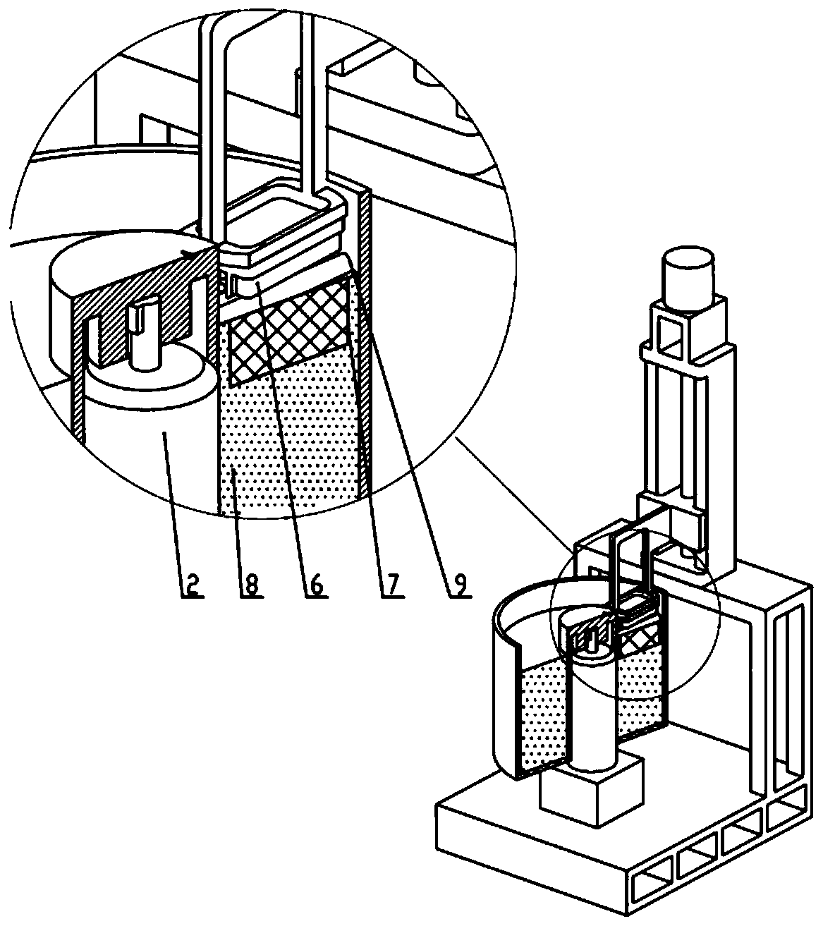 Three-dimensional forming device and three-dimensional forming method for powder