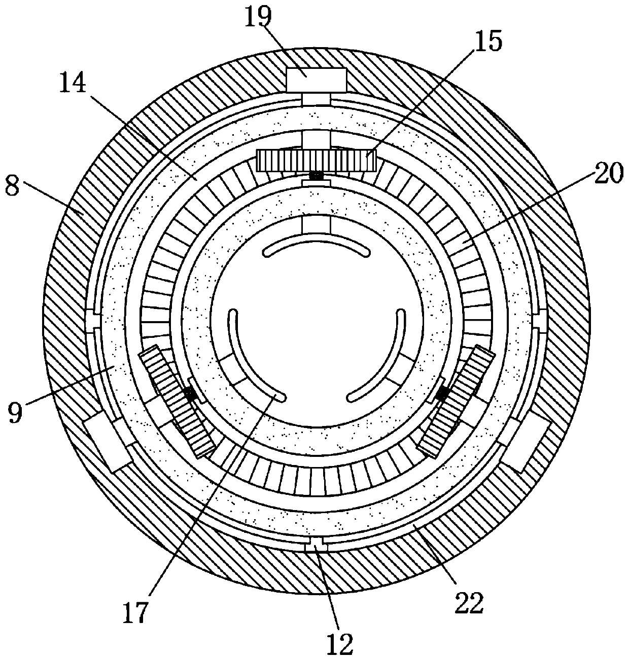 Long-pole plant planting device