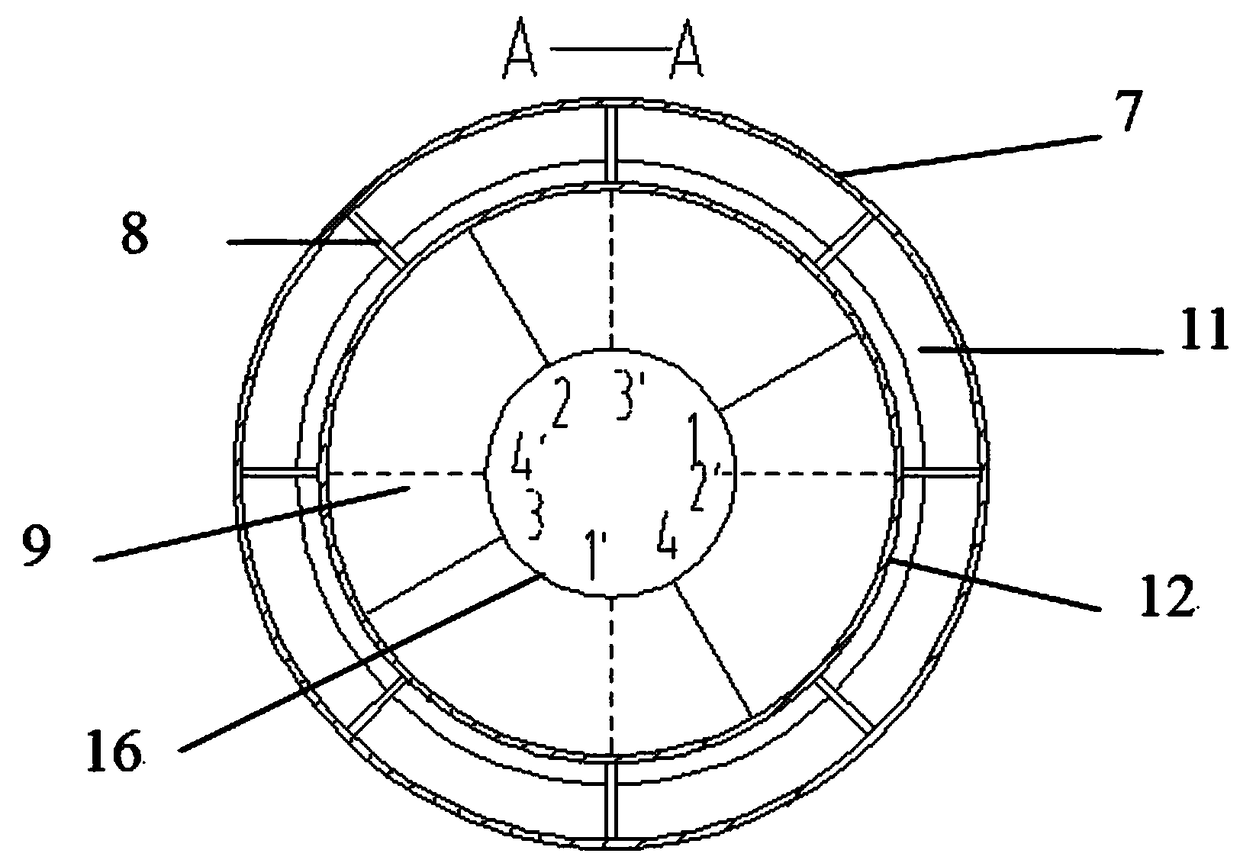 Steam-water separator with pressure recovery stage