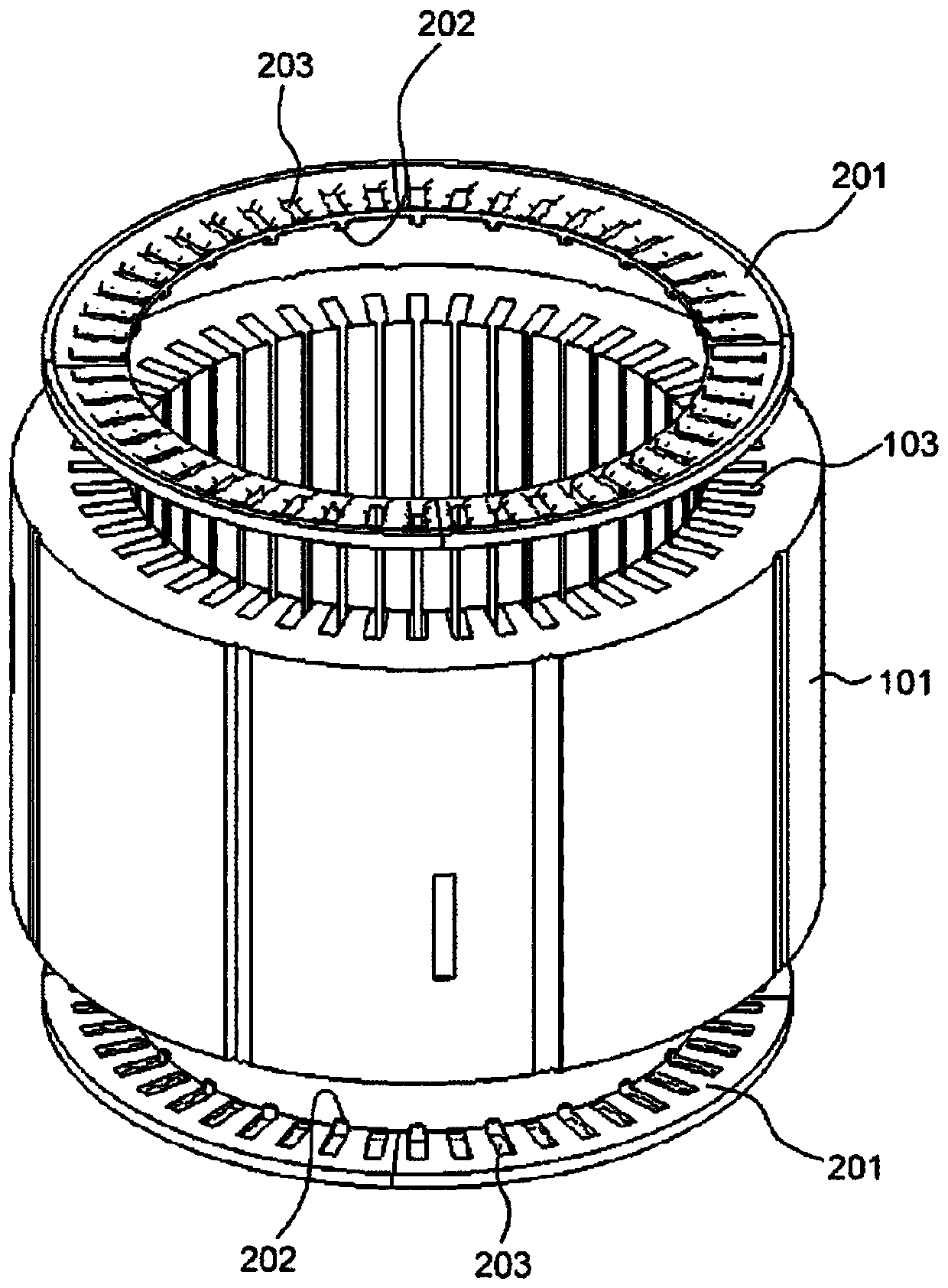 Stator for dynamo-electric machine