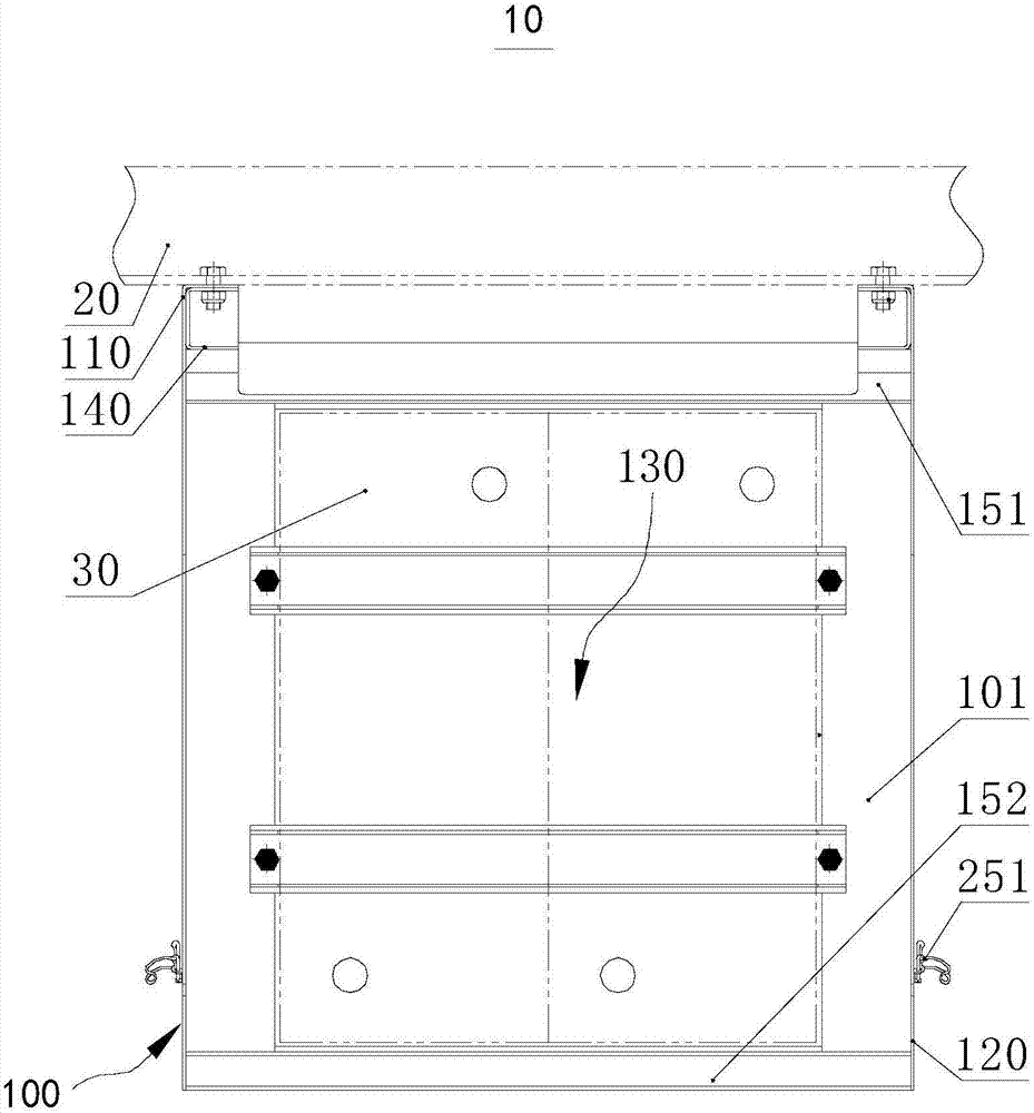 Integrated bracket for storage battery and air-storage cylinder, automobile chassis and automobile