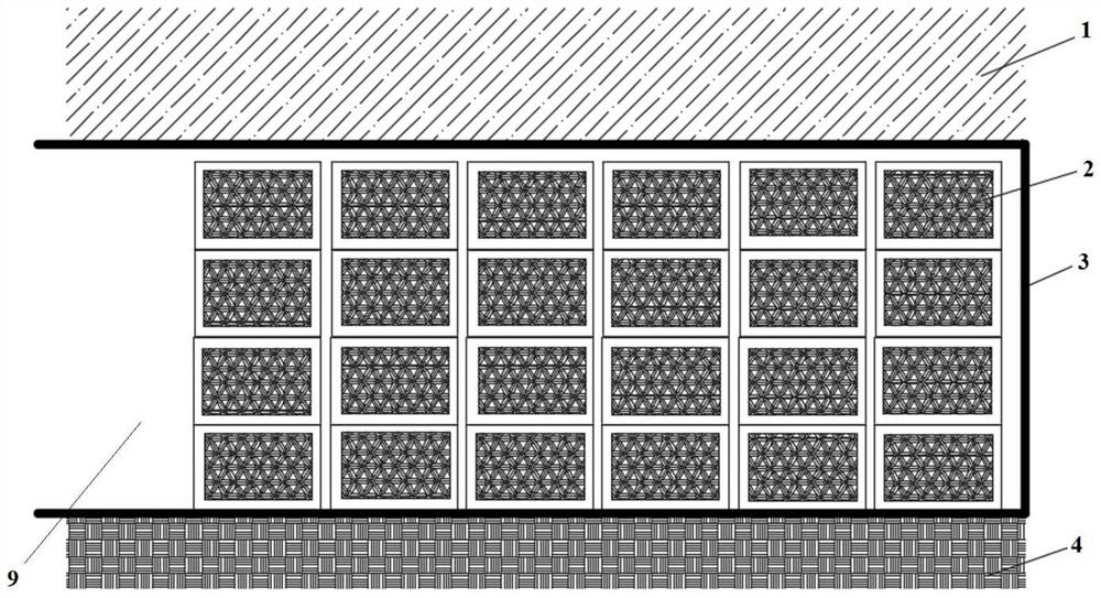 Method and structure for co-processing waste incineration fly ash underground in mine